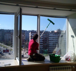 Мытье окон в однокомнатной квартире Узловая
